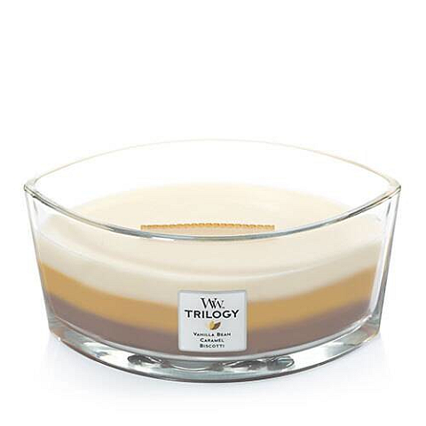 WoodWick 76904 Wachskerze andere Karamell, Vanille Beige, Braun, Weiß 1 Stück(e)
