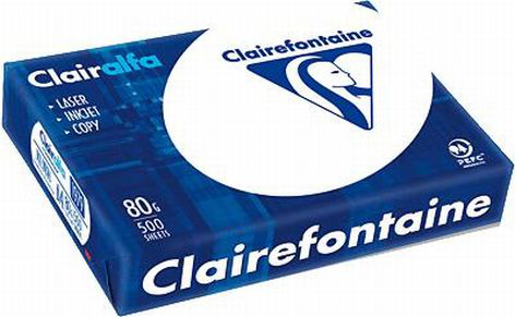 Clairefontaine A4 80g 500 sht Druckerpapier Weiß
