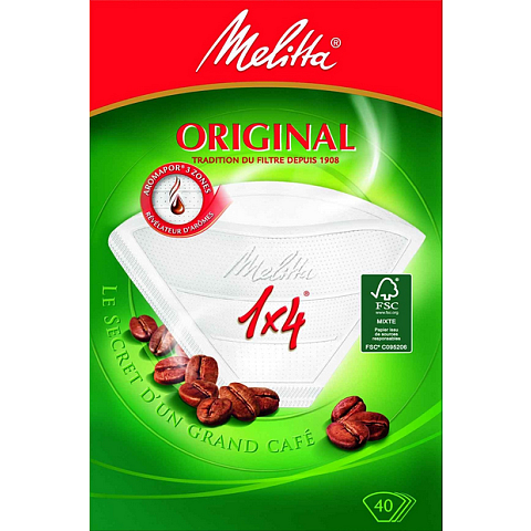 Melitta Original 1х4/40 40 Stück(e) Kegel Einweg-Kaffeefilter