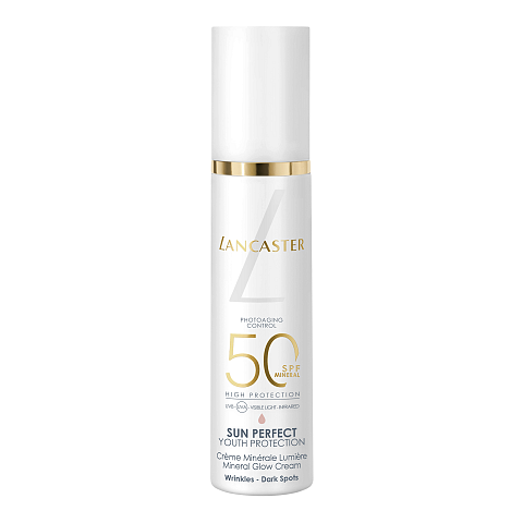 Lancaster Sun Perfect Mineral Glow Cream SPF 50 Sonnenschutzcreme Gesicht Erwachsene