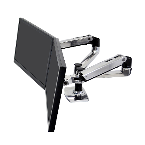 Ergotron LX Series 45-245-026 Flachbildschirm-Tischhalterung 68,6 cm (27") Tisch/Bank Silber