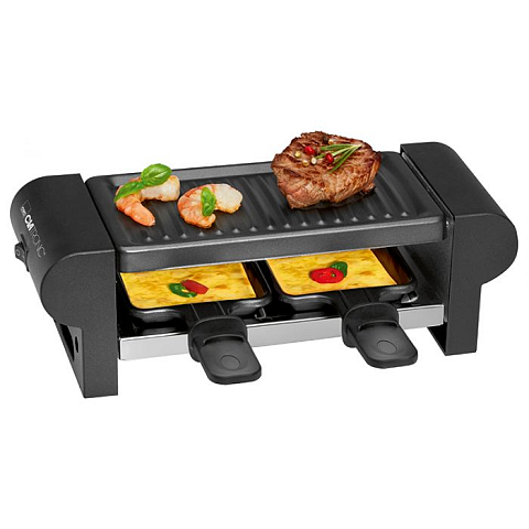 Clatronic RG 3592 Raclette Grill 2 Person(en) Schwarz