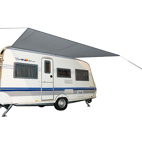 Bo-Camp 4471548 Markise Polyester Grau Fixed Fassadenmarkise