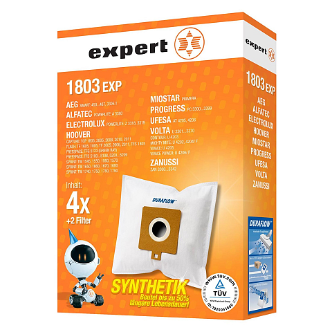 AEG 1803 EXP Staubbeutel Zylinder-Vakuum