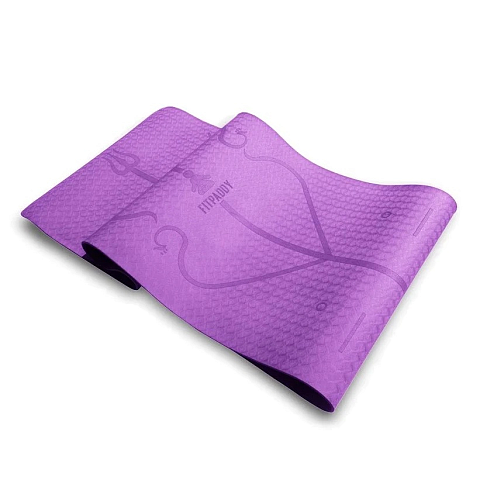 FITPADDY MAT01VL Yoga-Matte Thermoplastisches Elastomer (TPE) Violett