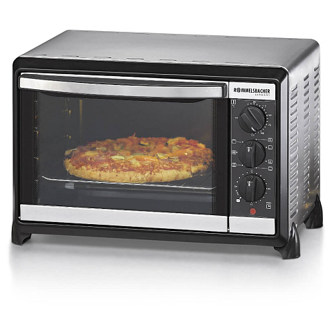 Rommelsbacher BG 1055/E Grillofen 18 l Schwarz, Edelstahl Grill