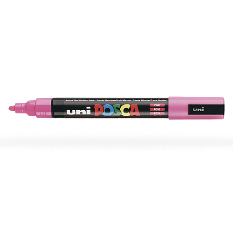 POSCA PC5M RE Marker 1 Stück(e) Feine Spitze Pink