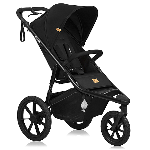 Lionelo Azura Jogging-Kinderwagen 1 Sitz(e) Schwarz