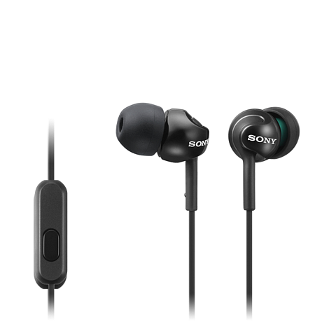 Sony MDR-EX110AP Kopfhörer Kabelgebunden im Ohr Anrufe/Musik Schwarz