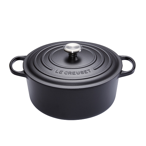 Le Creuset 21177260000430 Kochtopf 5,3 l Rund Schwarz
