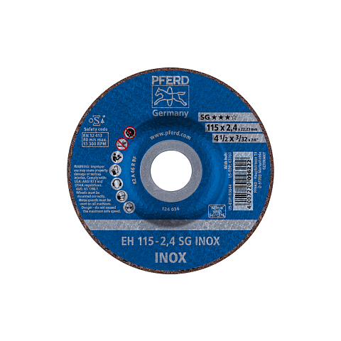 PFERD EH 115-2,4 SG INOX Winkelschleifer-Zubehör