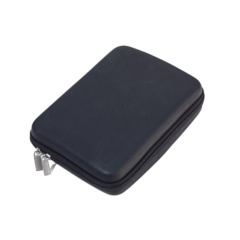 TROIKA CBO11/BK Kosmetik- & Maniküre-Etui Schwarz Leder, Samt