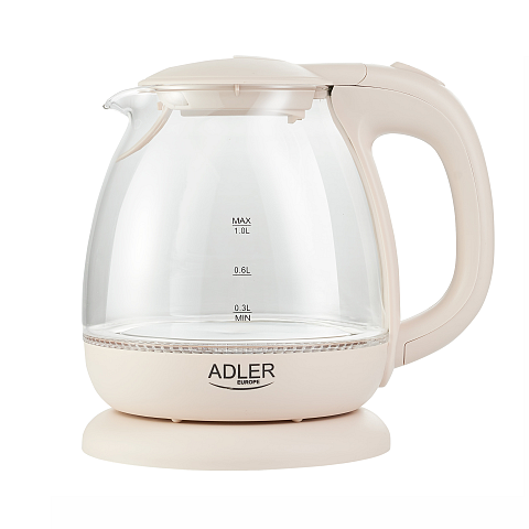 Adler AD 1283C Wasserkocher 1 l 900 W Cremefarben
