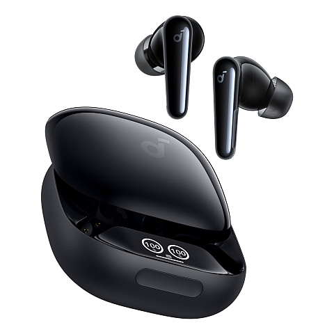 Anker Liberty 4 Pro Kopfhörer True Wireless Stereo (TWS) im Ohr Anrufe/Musik/Sport/Alltag USB Typ-C Bluetooth Schwarz