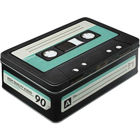Nostalgic Art Retro Cassette Rechteckig Box 2,5 l Mehrfarbig 1 Stück(e)