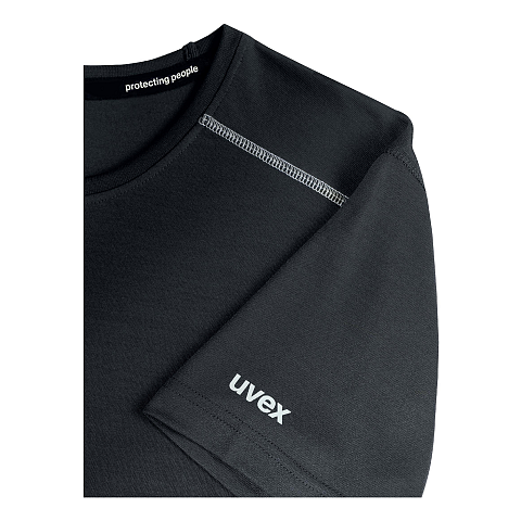 Uvex 88865 T-Shirt Rundkragen Lyocell, Polyester