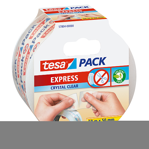 TESA Express 50 m Polypropylen (PP) Transparent