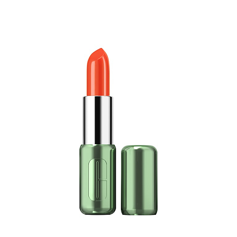 Clinique Pop Longwear Lipstick 3,9 g Flame Pop Glanz