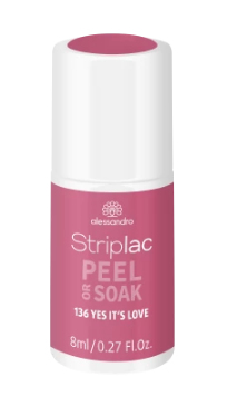 alessandro Striplac Peel or Soak Yes it´s love Gelnagellack 8 ml Pink