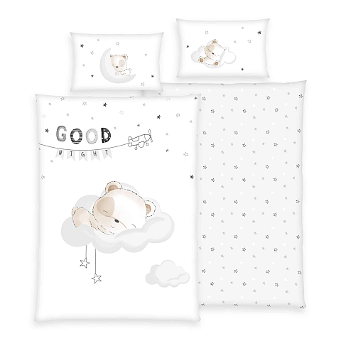 HERDING babybest® Bettwäsche - Sleeping little Bear - flanell