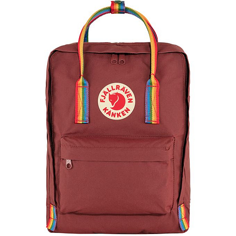 Fjällräven Kanken Rainbow Rucksack Lässiger Rucksack Bordeaux Vinylon