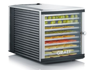 Graef DA 510 Lebensmittelentwässerer Schwarz, Edelstahl 630 W
