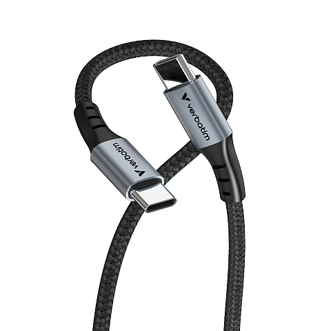 Verbatim 31845 USB Kabel USB 2.0 1,2 m USB C Schwarz