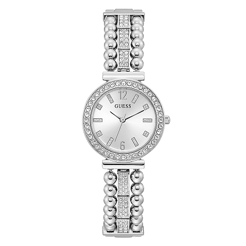 GUESS GW0401L1 Uhr Armbanduhr Weiblich Silber