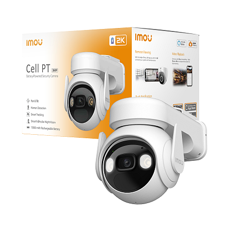 Imou Cell PT Dome IP-Sicherheitskamera Draußen 2304 x 1296 Pixel Wand