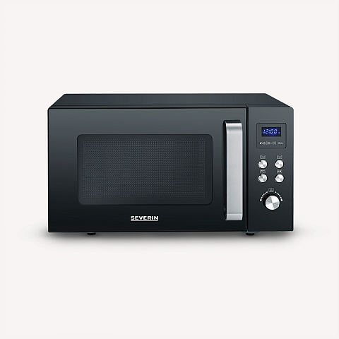Severin MW 7763 Mikrowelle Schwarz, Silber Grill-Mikrowelle Arbeitsplatte 25 l 900 W