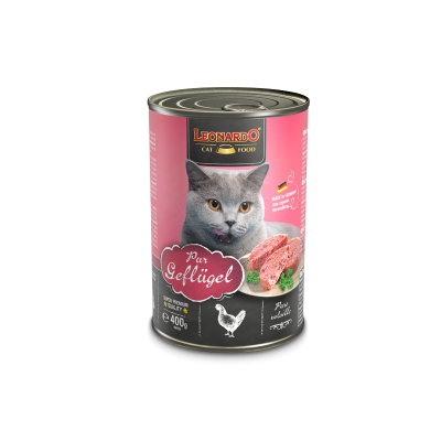 Leonardo Cat Food LEONARDO Geflügel pur