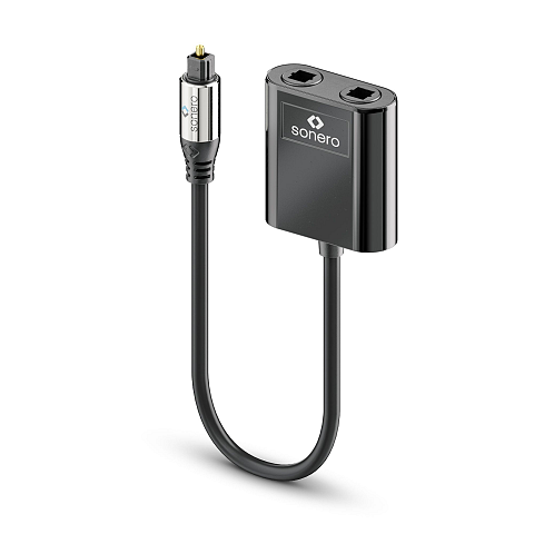 sonero S-OCA001 Audio-Splitter Schwarz