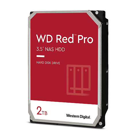 Western Digital Red Pro Interne Festplatte 2 TB 7200 RPM 64 MB 3.5" Serial ATA III