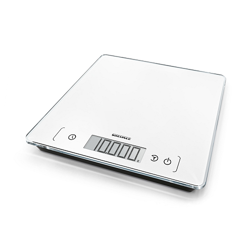 Soehnle Page Comfort 400 Weiß Arbeitsplatte Quadratisch Elektronische Küchenwaage