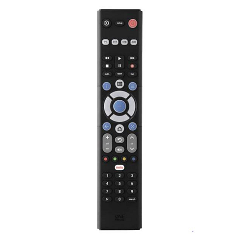 One For All URC 1241 Fernbedienung IR Wireless AV-Receiver, Spielekonsole, Home-Audio-System, Heimkinosystem, Soundbar-Lautsprecher, TV, TV-Tuner, Beistellgerät Drucktasten
