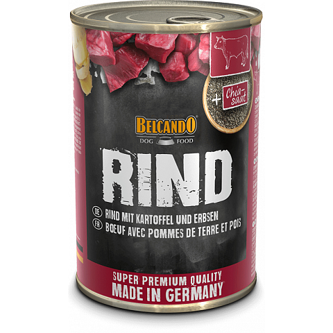 Belcando BEEF WITH POTATOES AND PEAS Rind Adult 400 g