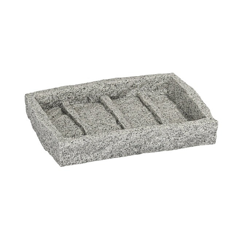 WENKO Nature 20439100 Seifenhalter Grau