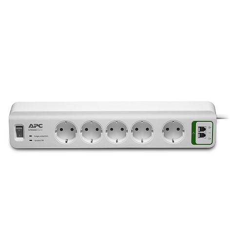 APC PM5T-GR Spannungsschutz Weiß 5 AC-Ausgänge 230 V 1,83 m