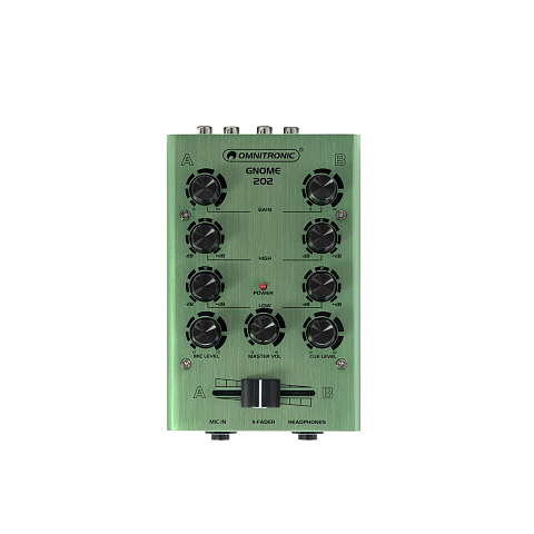 Omnitronic GNOME-202 2 Kanäle 20 - 20000 Hz Grün