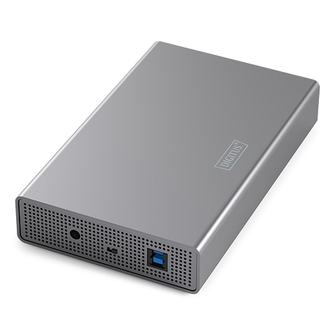 Digitus USB 3.0 Festplattengehäuse, 3,5", SATA, 16TB, Aluminium