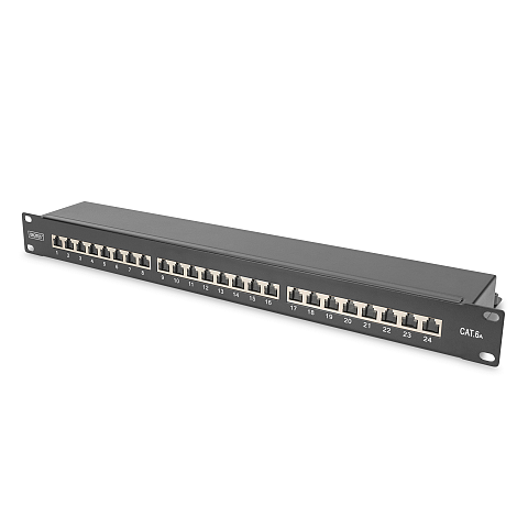 Digitus CAT 6A, Klasse EA Patch Panel, geschirmt