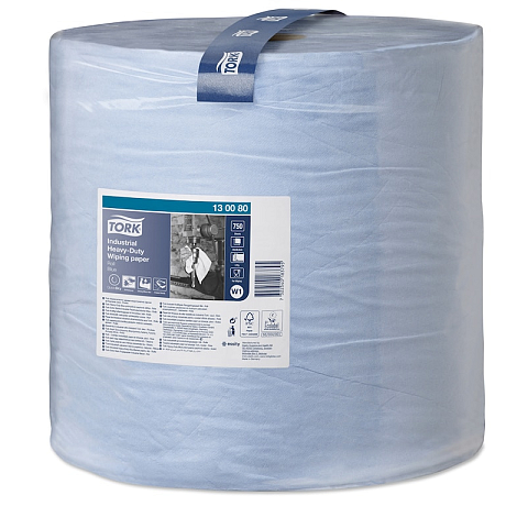Tork 130080 Papiertuch 750 Blätter Blau 255 m