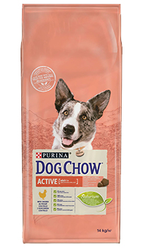 Purina DOG CHOW Active Adult 14 kg Huhn