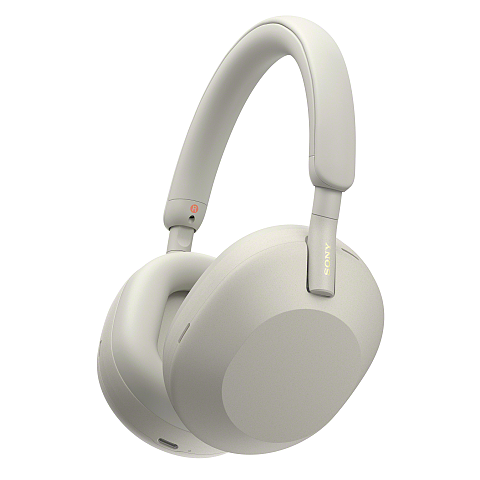Sony WH-1000XM5 Kopfhörer Verkabelt & Kabellos Kopfband Anrufe/Musik Bluetooth Silber, Weiß