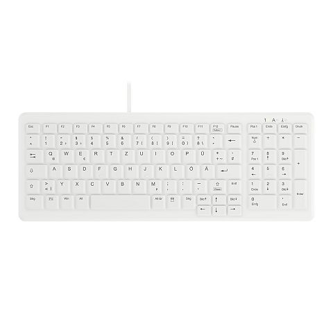 Contour Design Active Key Contour ClassicClean Medizinische Tastatur Abnehmbare Abdeckung Kompakt Kabelgebunden Weiß DE C7000