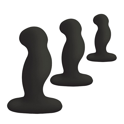 Nexus Anal Starter Kit Stumpfstopfen-Satz Schwarz Silikon 3 Stück(e)