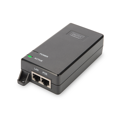 Digitus Gigabit Ethernet PoE+ Injektor, 802.3at, 30 W