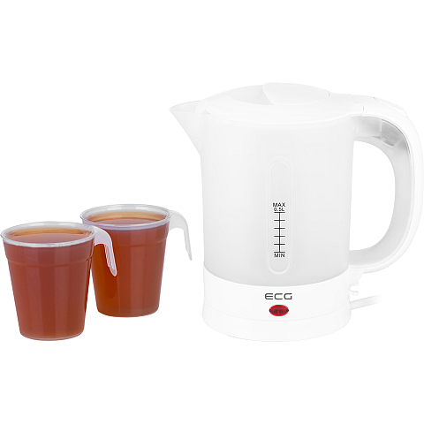 ECG RK 500 Travel lite Wasserkocher 0,5 l 1000 W Weiß
