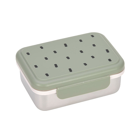 Lässig 1210029581 Brotdose Polypropylen (PP), Edelstahl Olive 1 Stück(e)