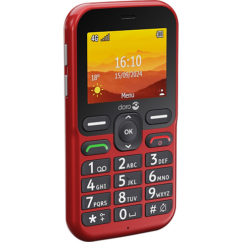 Doro Leva L11 6,1 cm (2.4") 118 g Rot Funktionstelefon